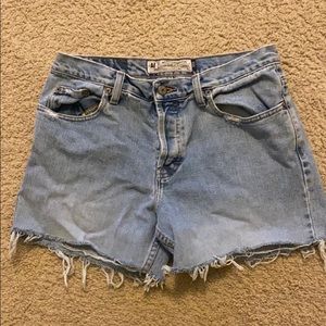 American Eagle Light Wash Denim Shorts SZ 8